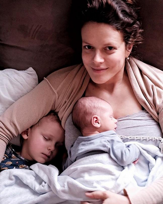Andrea Růžičková si užívá roli dvojnásobné maminky.
