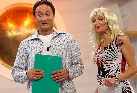 Josef Carda a Veronika Žilková v pořadu Tele Tele