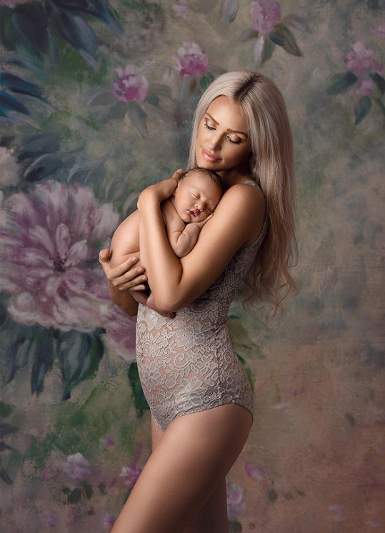 Kateřina Lébr fotila už 16 dní po porodu.
