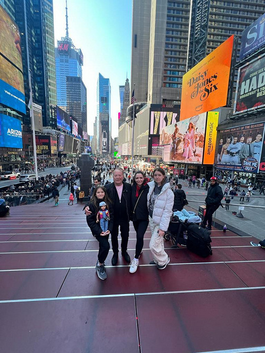 V New Yorku na slavném Times Square