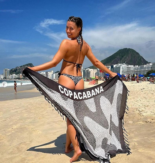 Veronika Lálová zažila na pláži Copacabana nepříjemnou událost.