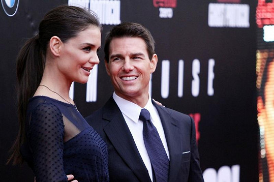 Katie Holmes a Tom Cruise.