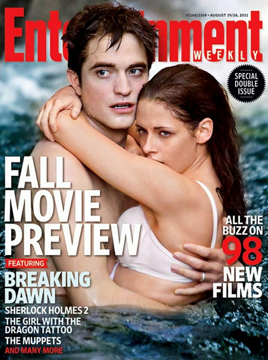 Robert a Kristen na obálce časopisu Entertainment Weekly.