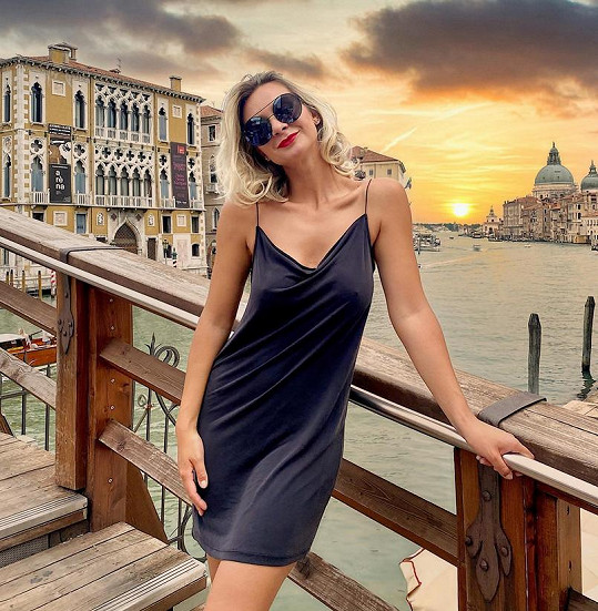 Bára Mottlová stihla během cesty po Itálii navštívit Benátky.