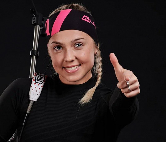 Tereza Voborníková patří k talentovaným biatlonistkám.