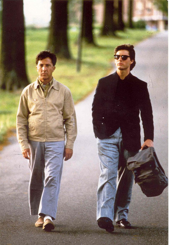 Dustin Hoffman a Tom Cruise v oscarovém snímku Rain Man