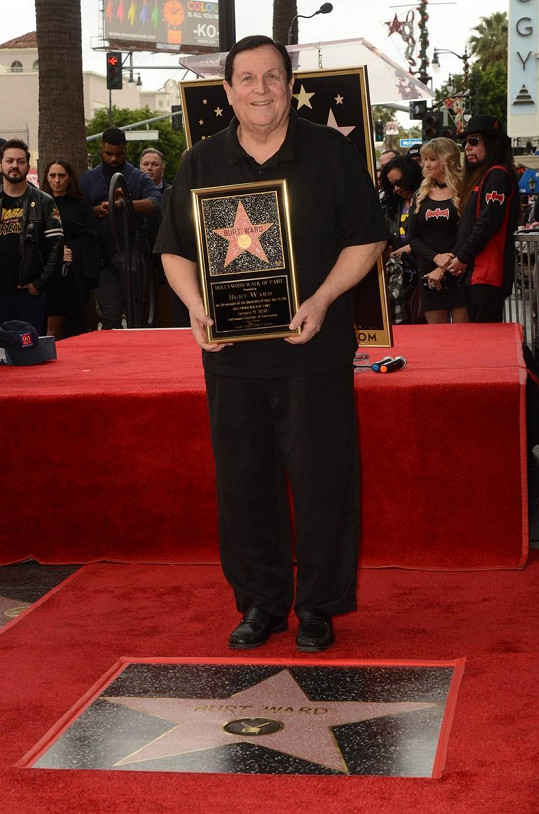 Burt Ward se dočkal hvězdy na hollywoodském chodníku slávy.