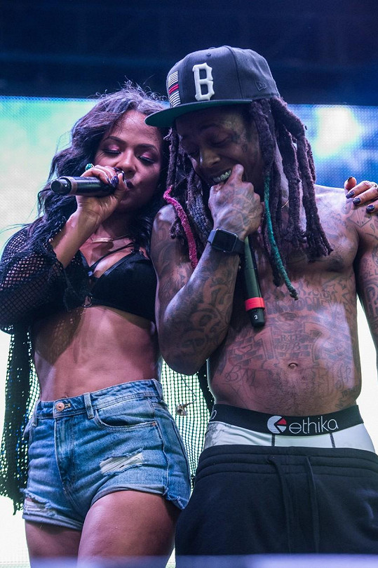 Christina Milian a Lil Wayne spolu ještě minulý měsíc vystupovali na festivalu. 