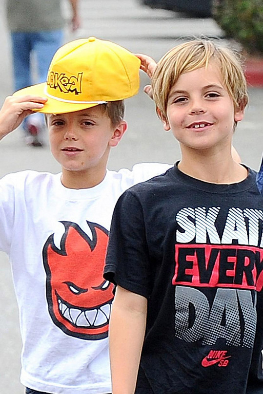 Synové Britney Spears Jayden (8) a Sean (9) 