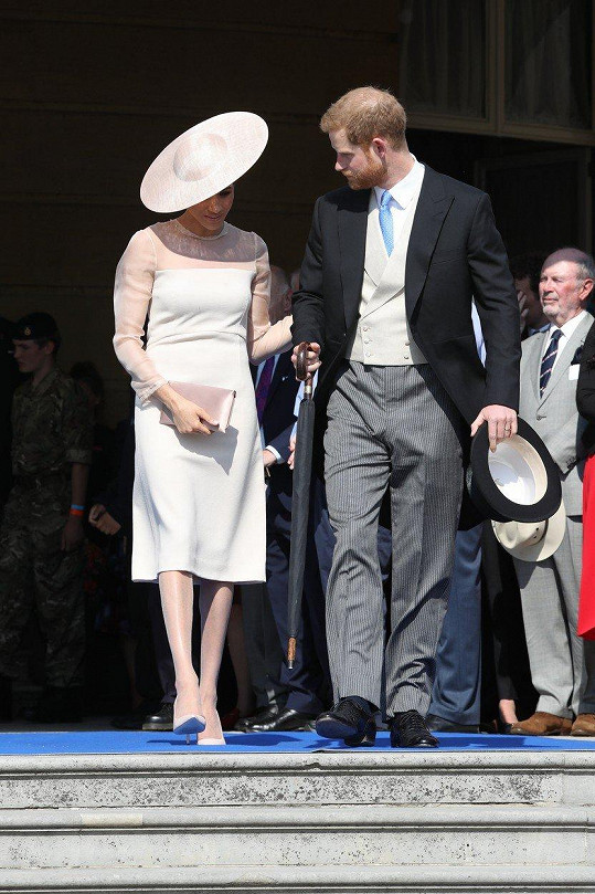 Princ Harry a Meghan Markle poprvé po svatbě coby vévodkyně ze Sussexu