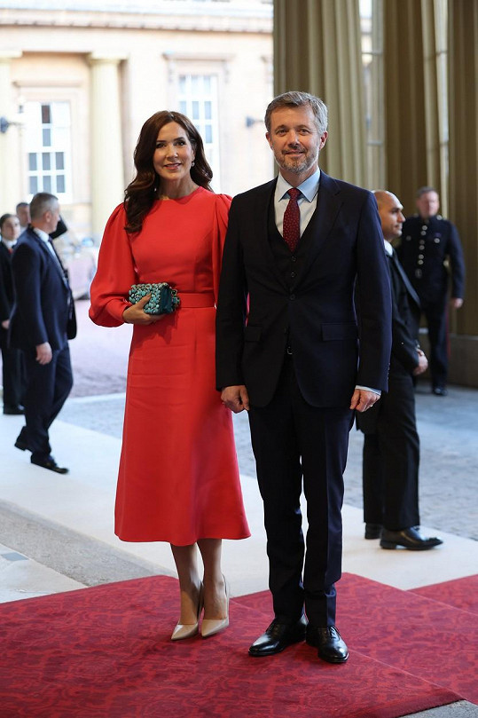 Dánský princ Frederik s manželkou, princeznou Mary