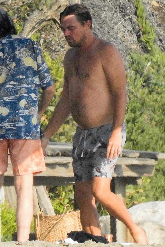 Leonardo DiCaprio vyrazil na pláž do Malibu.