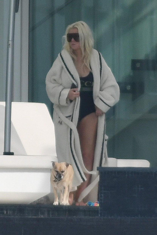 Christina Aguilera si užila valentýnský víkend v Miami.