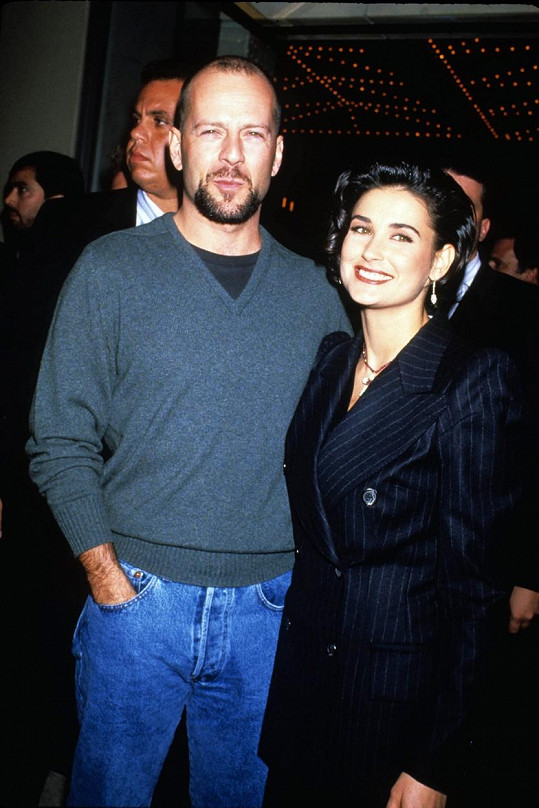Demi Moore a Bruce Willis byli manželi mezi lety 1987 a 2000.