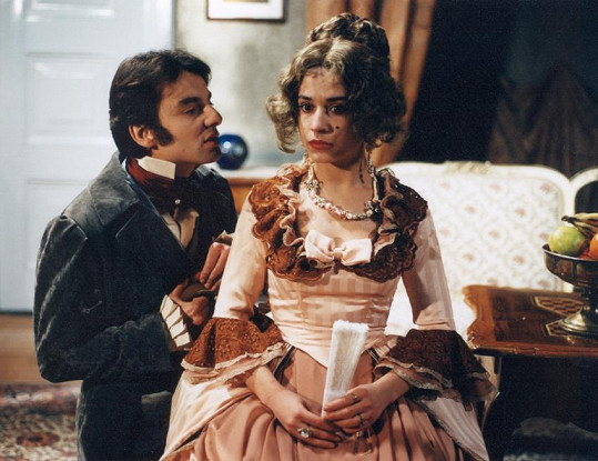 Coby italsky temperamentní princ s Michaelou Kuklovou v pohádce O moudré Sorfarině z roku 1995.