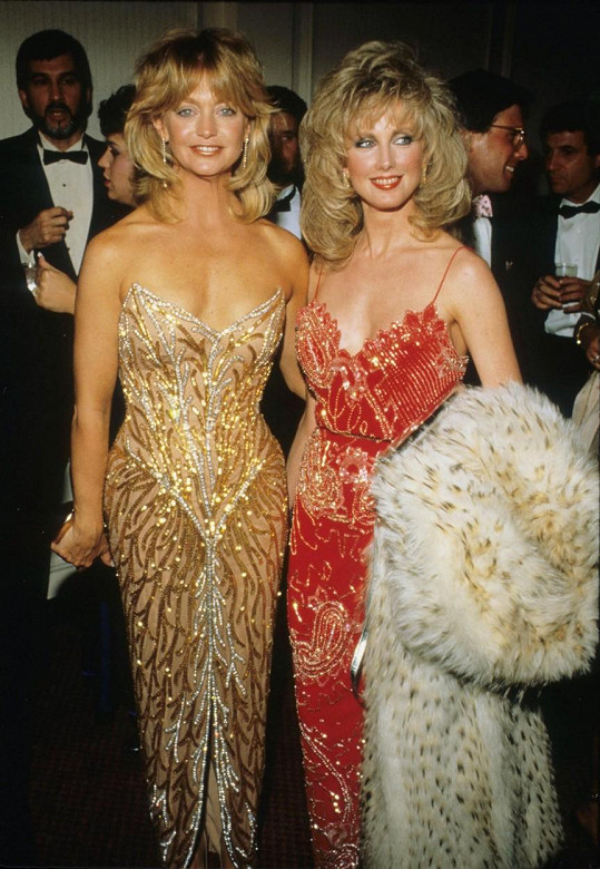 S Goldie Hawn na večírku v roce 1987