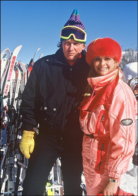 Manželé v Aspenu. V lyžařském středisku mělo dojít k setkání obou žen.