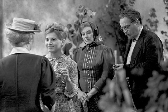 Marie Tomášová v hlavní roli televizní inscenace Samota (1965)
