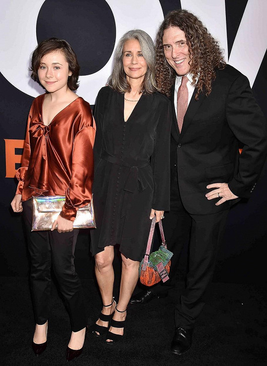 Weird Al Yankovic s manželkou Suzanne a dcerou Ninou (2018)