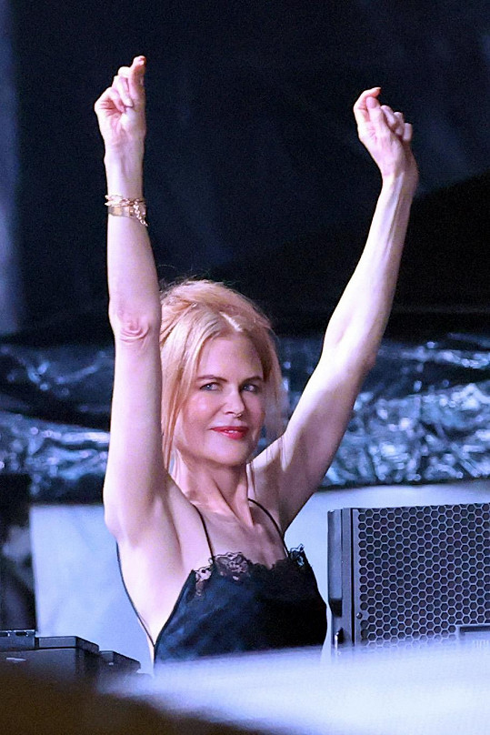 Nicole Kidman to v Nashvillu pěkně rozjela. 