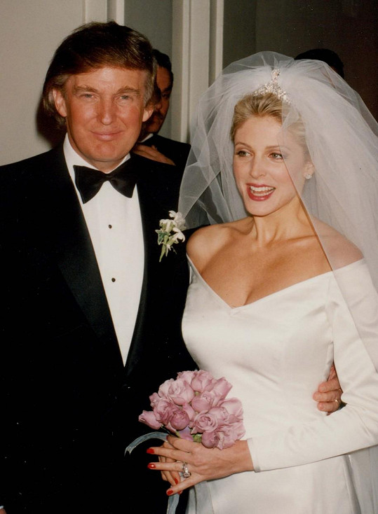 Donald Trump a Marla Maples se vzali v roce 1993.
