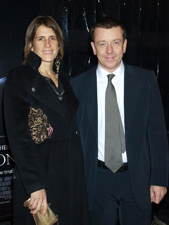 Peter Morgan s manželkou Annou Karolínou Schwarzenbergovou (2008)