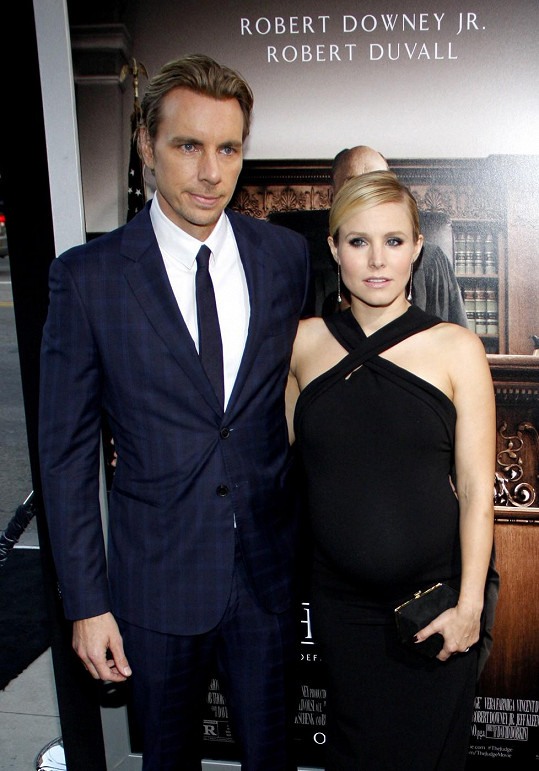 Kristen Bell s manželem Daxem Shepardem