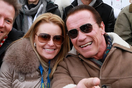 Arnold Schwarzenegger s přítelkyní Heather Milligan