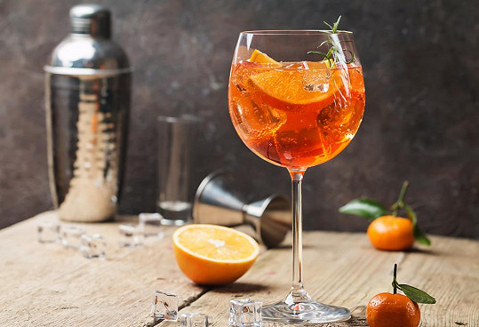 Originální drink Ciao Spritz je vyroben podle původní receptury