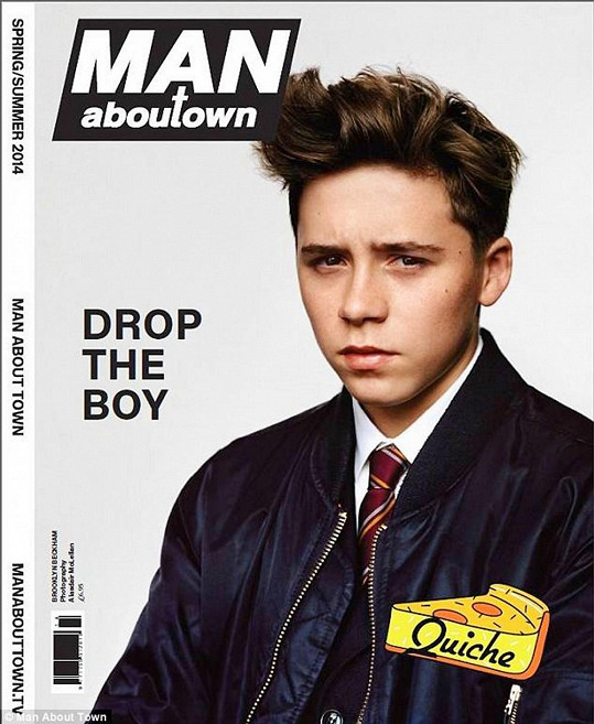 Brooklyn Beckham na obálce magazínu Man About Town