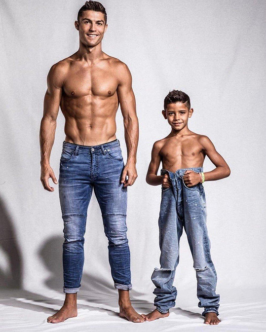 Christiano Ronaldo se synem Christianem Ronaldem, Jr.