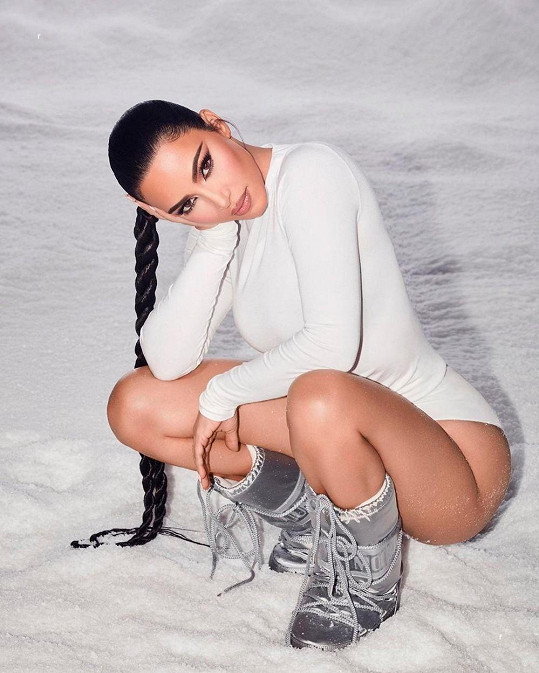 Kim Kardashian tentokrát vyrazila s rodinou za sněhem. 