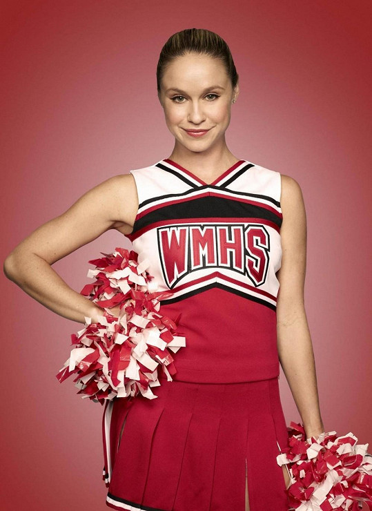 Beccy Tobin jako roztleskávačka Kitty Wilde v seriálu Glee