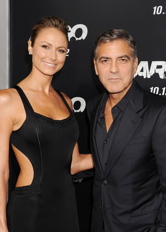 Geroge Clooney se Stacey randil dva roky.