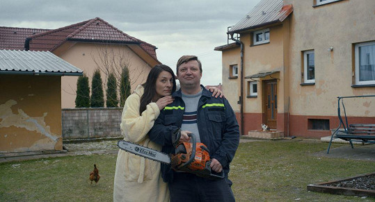 Se svým filmovým manželem Michalem Isteníkem