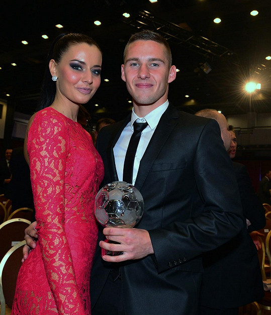 Tereza Chlebovská a Pavel Kadeřábek tvoří jeden z nejkrásnějších párů mezi misskami a fotbalisty.
