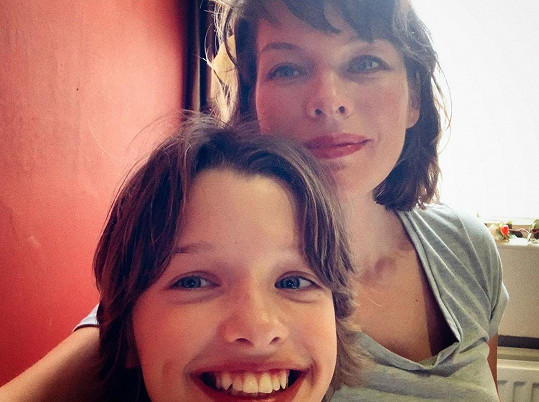 Milla Jovovich s dcerou Ever