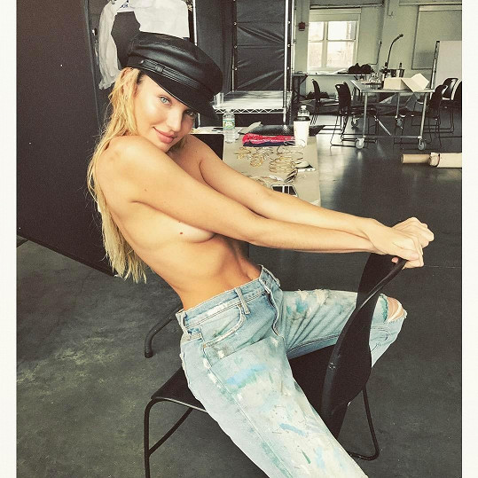 Candice Swanepoel na snímku z Instagramu