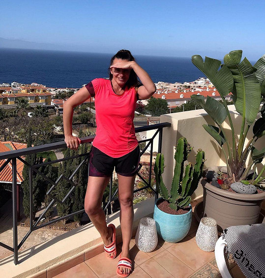 Alice Bendová na svém milovaném Tenerife