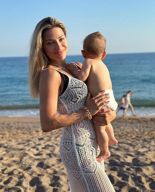 Eva Perkausová má teprve devítiměsíčního syna Kiliána.