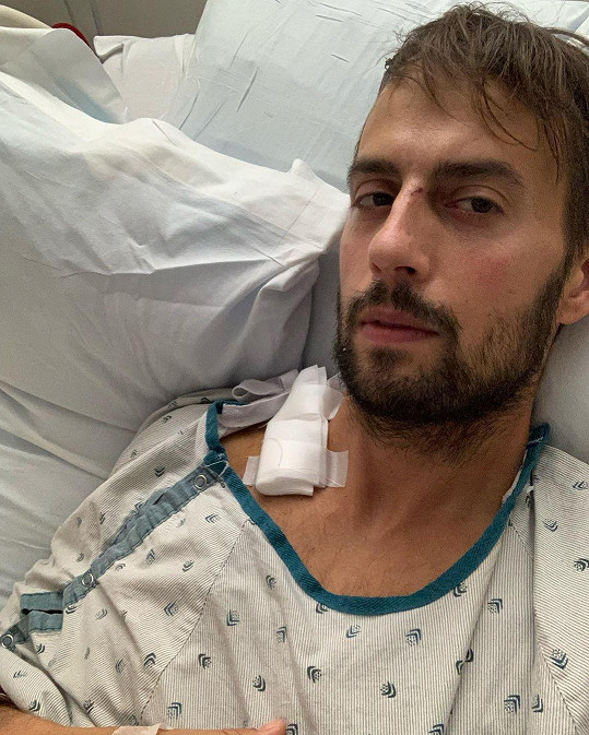 Ryan Fischer byl po útoku dlouho v nemocnici. 