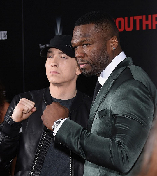 V průběhu let spolupracovali mnohokrát, například i na filmu Bojovník z roku 2015, 50 Cent si v něm zahrál a Eminem produkoval soundtrack, na němž se Fifty rovněž podílel. 