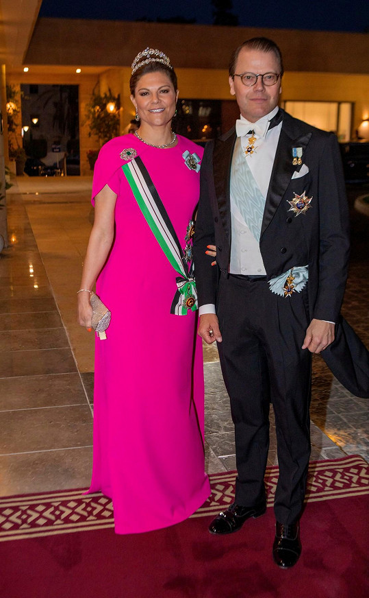 Švédská princezna Viktoria s manželem princem Danielem