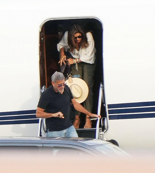 George Clooney se Cindy Crawford