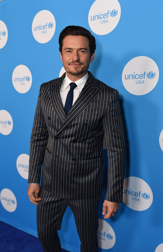 Orlando Bloom je ambasadorem UNICEF už mnoho let. 