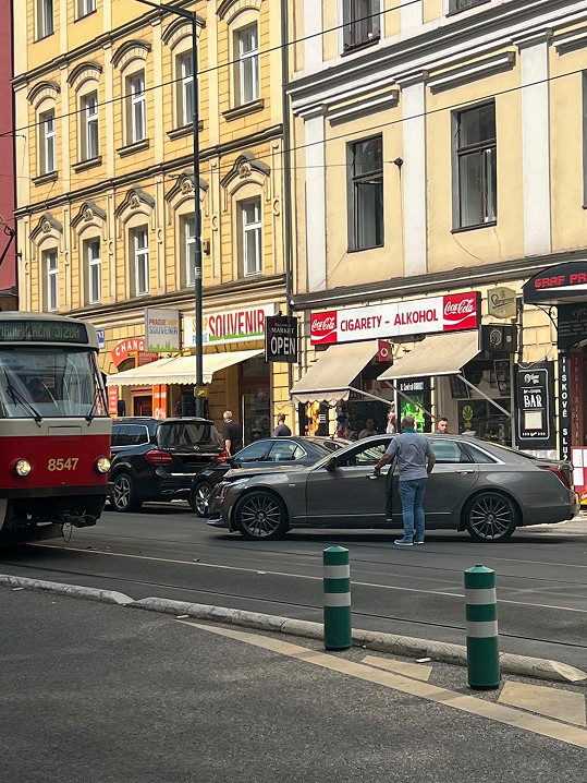 Nehoda se stala v centru Prahy.