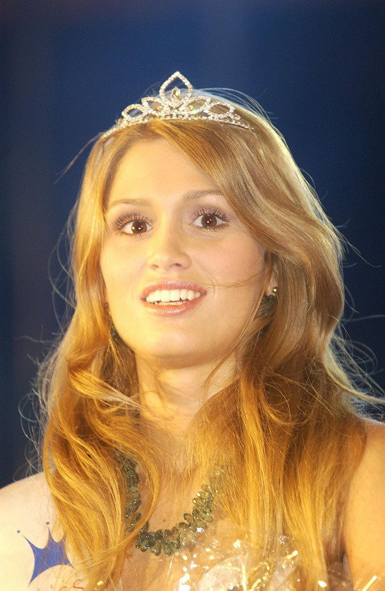 Michaela Štoudková v roce 2005 skončila na třetím místě v České Miss.