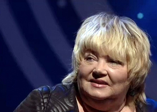 Foto z posledního vystoupení Věry Špinarové v televizi