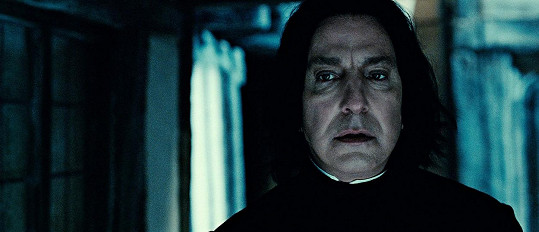 Alan Rickman jako téměř jediný věděl o osudu profesora Snapa v Harrym Potterovi. 