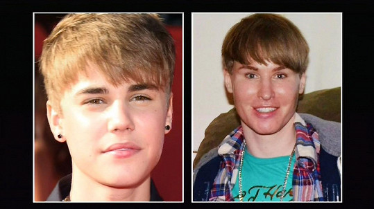 Toby Sheldon toužil vypadat jako Justin Bieber.